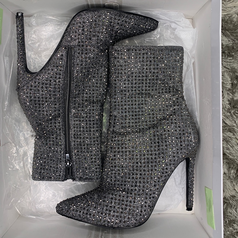 Steve Madden sparkly rhinestone boots